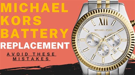 how to open back of michael kors watch|michael kors watch battery list.